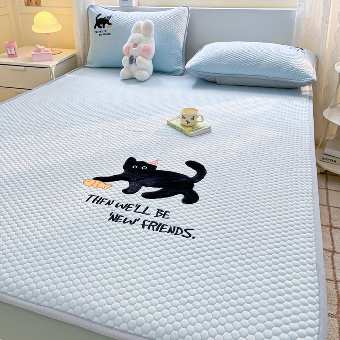 91家纺网 家纺一手货源 找家纺 （总）慕尚家纺 2025新款冻冻席刺绣系列