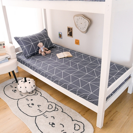 91家纺网 家纺一手货源 找家纺 （总）茗婷家纺 2025新款13372全棉纯棉宿舍学生床笠