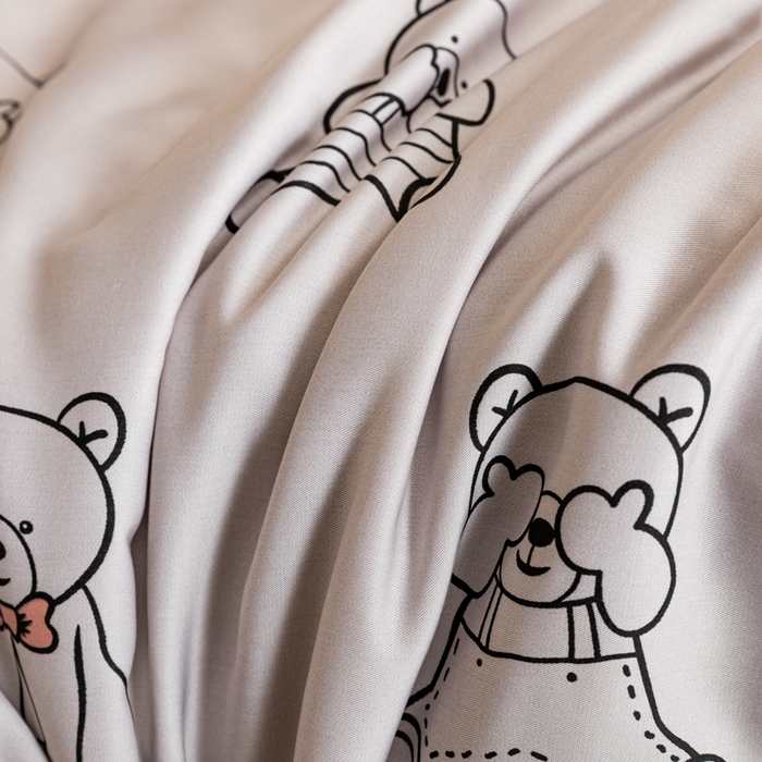 91家纺网 家纺一手货源 找家纺 2024新A类40S天丝莫代尔夏被四件套竹纤维凉感空调被卡通儿童夏凉被被子被芯幸福一家