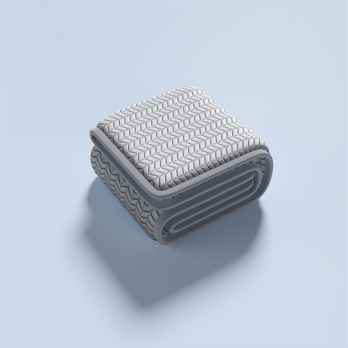 91家纺网 家纺一手货源 找家纺 鑫钰 2024新款冰格乳胶席 柏林灰