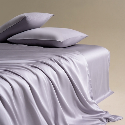 91家纺网 家纺一手货源 找家纺 猪先生 2024新款高支轻奢100%莱赛尔天丝单被套裸睡夏季被罩 发芽绿