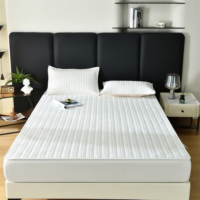 91家纺网 家纺一手货源 找家纺 （总）鑫钰 2024新款10mm加厚天丝乳胶凉席床笠款