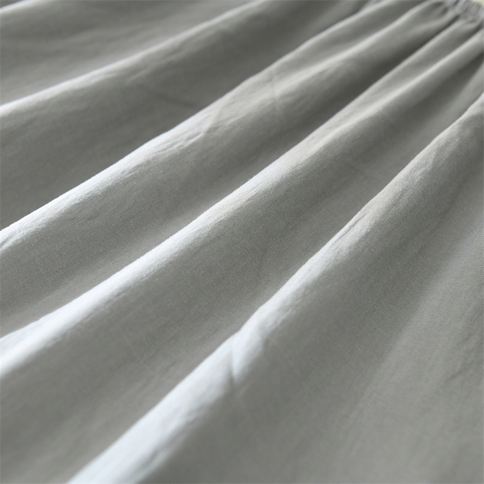 91家纺网 家纺一手货源 找家纺 鑫钰 2024新款10mm加厚天丝乳胶凉席床笠款 淡雅灰