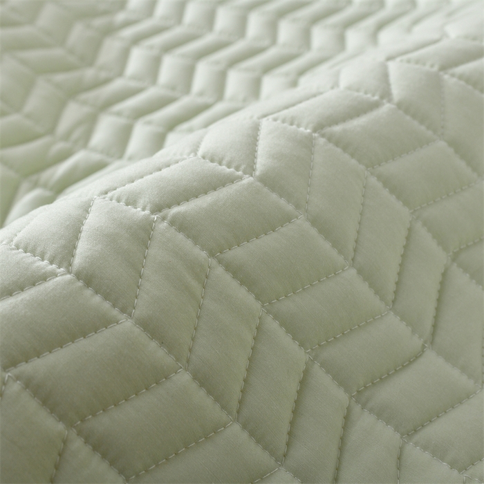 91家纺网 家纺一手货源 找家纺 鑫钰 2024新款冰格乳胶席 云川绿