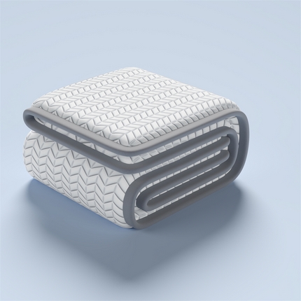 鑫钰 2024新款冰格乳胶席 典雅白