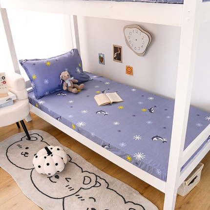 91家纺网 家纺一手货源 找家纺 （总）茗婷家纺 2025新款13372全棉纯棉宿舍学生床笠