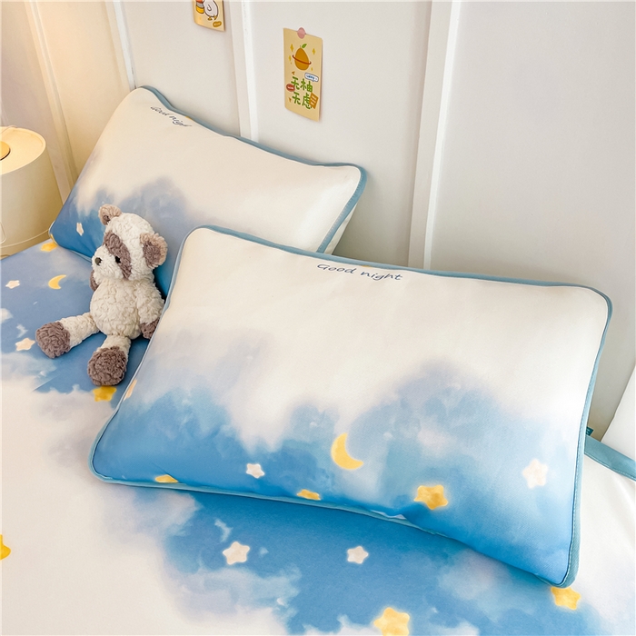 91家纺网 家纺一手货源 找家纺 喜居 2024新款A类凉感冰丝凉席 星河