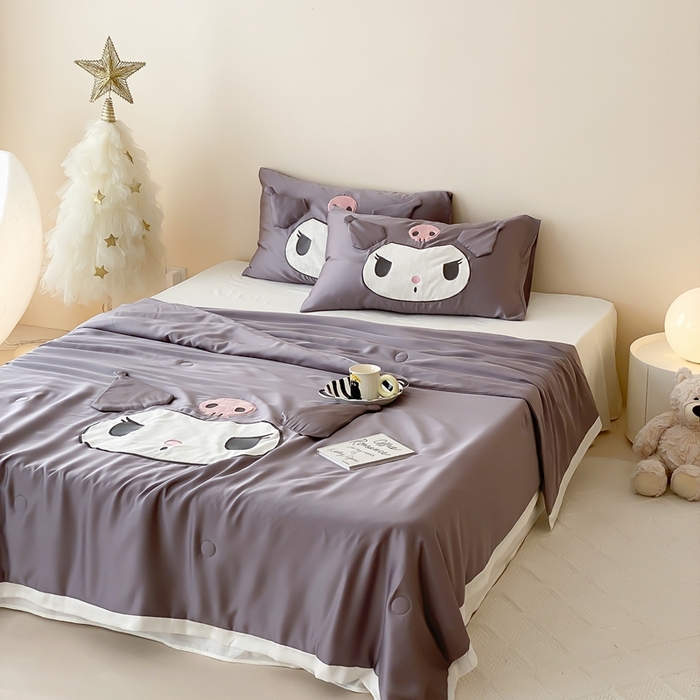 91家纺网 家纺一手货源 找家纺 （总）黛舒家居 2024新款莱赛尔三丽鸥夏被被子被芯