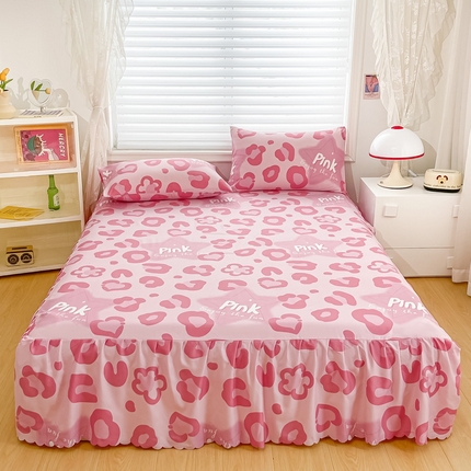 91家纺网 家纺一手货源 找家纺 （总）莎臣豹 2025新款植物羊绒单品单件单床裙可配床裙三件套