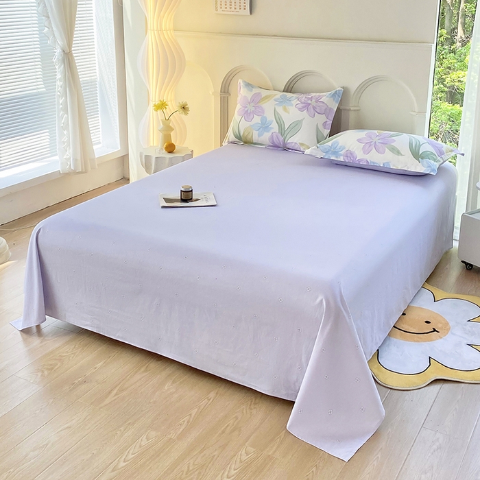 91家纺网 家纺一手货源 找家纺 珂博家纺 2024新款轻柔感全棉印花纯棉四件套 花开少女