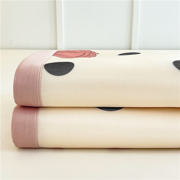 91家纺网 家纺一手货源 找家纺 喜居 2024新款A类凉感冰丝凉席 粉色蝴蝶结