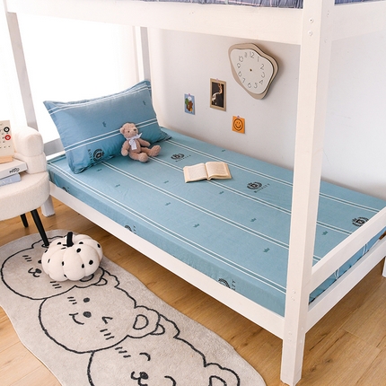 91家纺网 家纺一手货源 找家纺 （总）茗婷家纺 2025新款13372全棉纯棉宿舍学生床笠