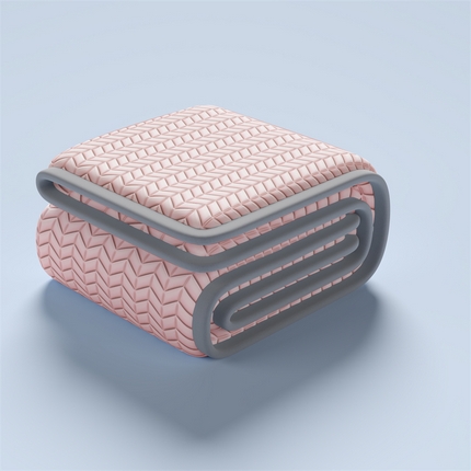 鑫钰 2024新款冰格乳胶席 美豆沙