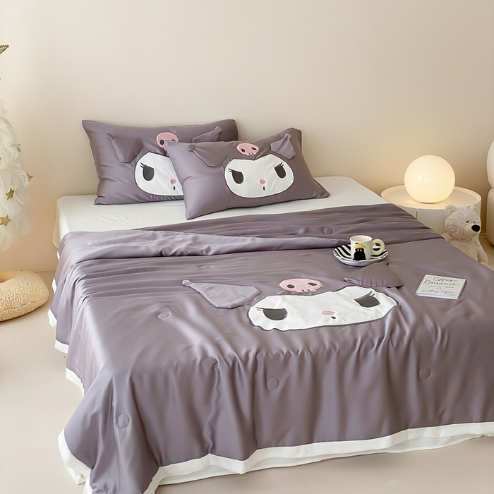 91家纺网 家纺一手货源 找家纺 （总）黛舒家居 2024新款莱赛尔三丽鸥夏被被子被芯