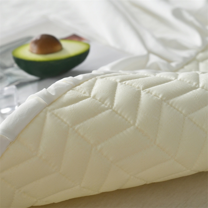 91家纺网 家纺一手货源 找家纺 鑫钰 2024新款10mm加厚天丝乳胶凉席床裙款 床裙款-冰川白