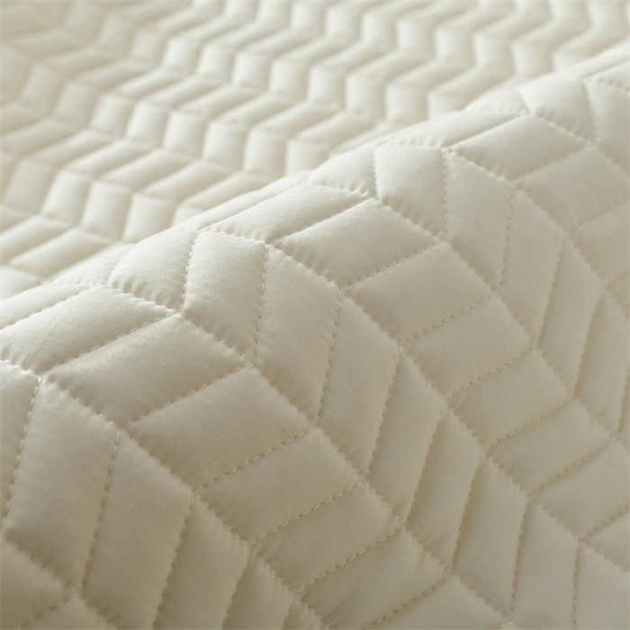 91家纺网 家纺一手货源 找家纺 鑫钰 2024新款冰格乳胶席 浅米黄