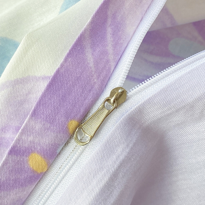 91家纺网 家纺一手货源 找家纺 珂博家纺 2024新款轻柔感全棉印花纯棉四件套 花开少女