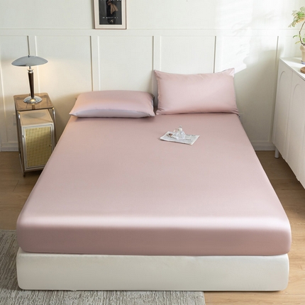 91家纺网 家纺一手货源 找家纺 （总）佳汐蓝 2024新款AB版高支高密莱赛尔兰精天丝柔单床笠 实拍图