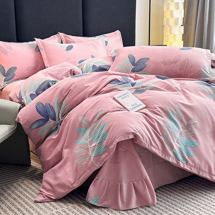 91家纺网 家纺一手货源 找家纺 （总）南通菲度家纺 2024新款全棉加厚磨毛四件套