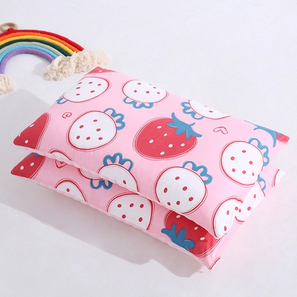 91家纺网 家纺一手货源 找家纺 （总）浩宇 2024新款全棉儿童枕芯冰豆豆枕头夏季可拆洗婴幼儿枕头40*60