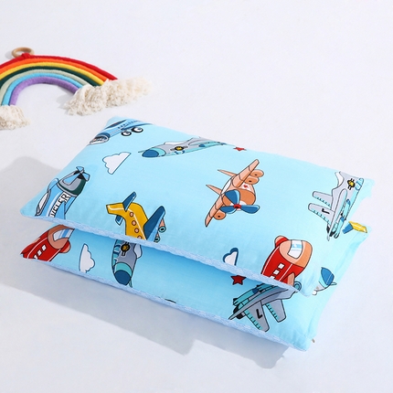 91家纺网 家纺一手货源 找家纺 （总）浩宇 2024新款全棉儿童枕芯冰豆豆枕头夏季可拆洗婴幼儿枕头40*60