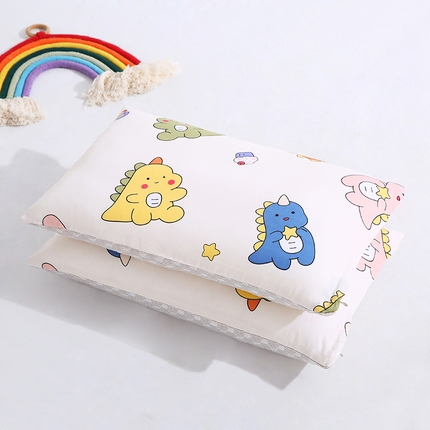 91家纺网 家纺一手货源 找家纺 （总）浩宇 2024新款全棉儿童枕芯冰豆豆枕头夏季可拆洗婴幼儿枕头40*60