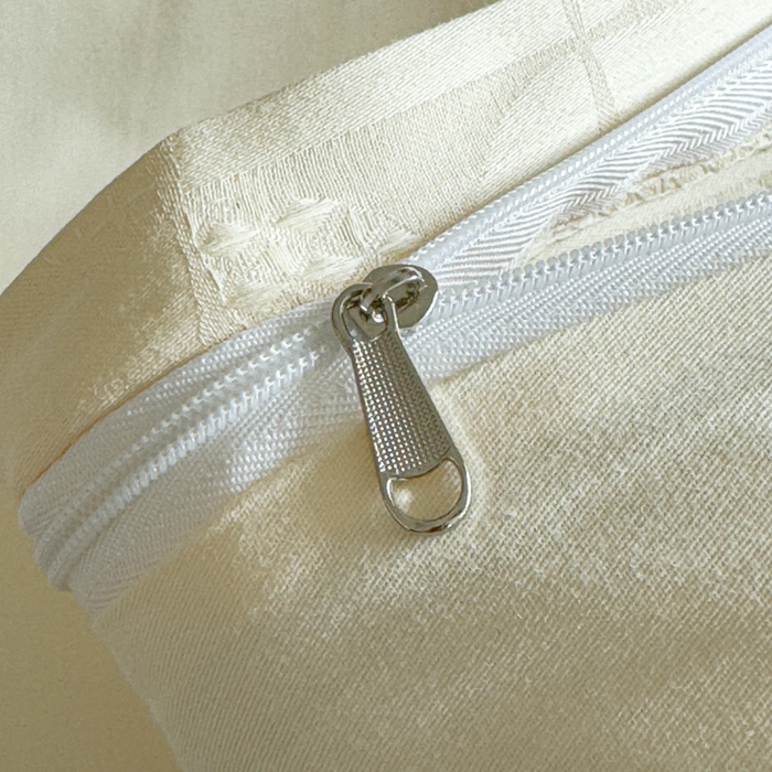 91家纺网 家纺一手货源 找家纺 金丝鸟家纺 2024新款棉水洗棉纯色提花四件套 风车 白