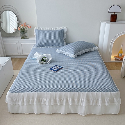 91家纺网 家纺一手货源 找家纺 （总）源舜家纺 2025新款冰豆豆凉感双花边软凉席