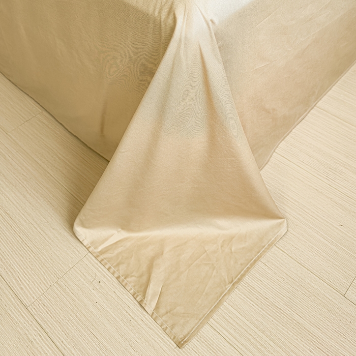 91家纺网 家纺一手货源 找家纺 金丝鸟家纺 2024新款棉水洗棉纯色提花四件套 风车 驼