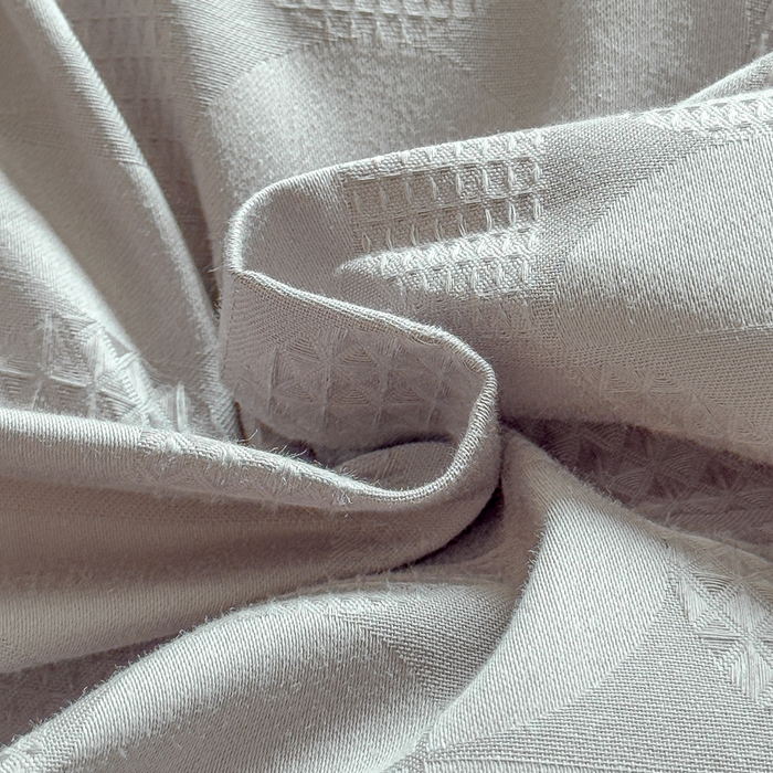 91家纺网 家纺一手货源 找家纺 金丝鸟家纺 2024新款棉水洗棉纯色提花四件套 风车 灰