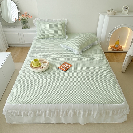 91家纺网 家纺一手货源 找家纺 （总）源舜家纺 2025新款冰豆豆凉感双花边软凉席