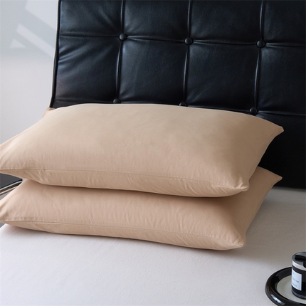 91家纺网 家纺一手货源 找家纺 （总）兰紫橙家纺 2025新款全棉13372纯色枕套