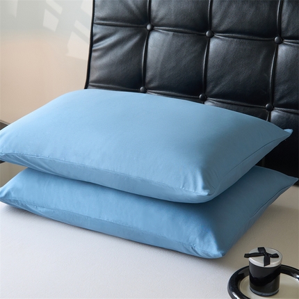 91家纺网 家纺一手货源 找家纺 （总）兰紫橙家纺 2025新款全棉13372纯色枕套