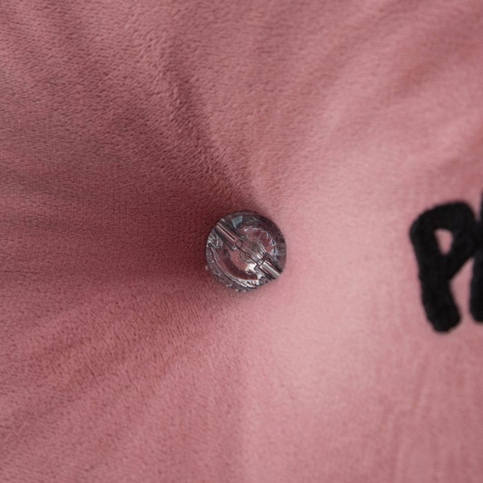 91家纺网 家纺一手货源 找家纺 美达人 2024新款高回弹珍珠棉水晶绒靠背 合欢-豆沙