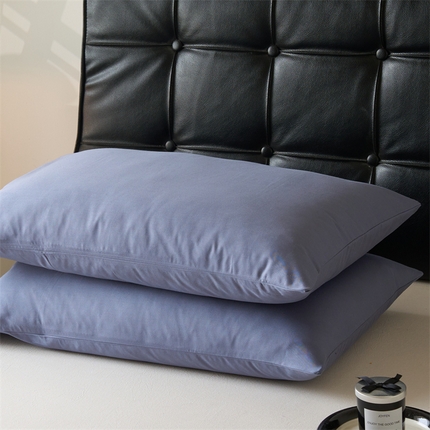 91家纺网 家纺一手货源 找家纺 （总）兰紫橙家纺 2025新款全棉13372纯色枕套