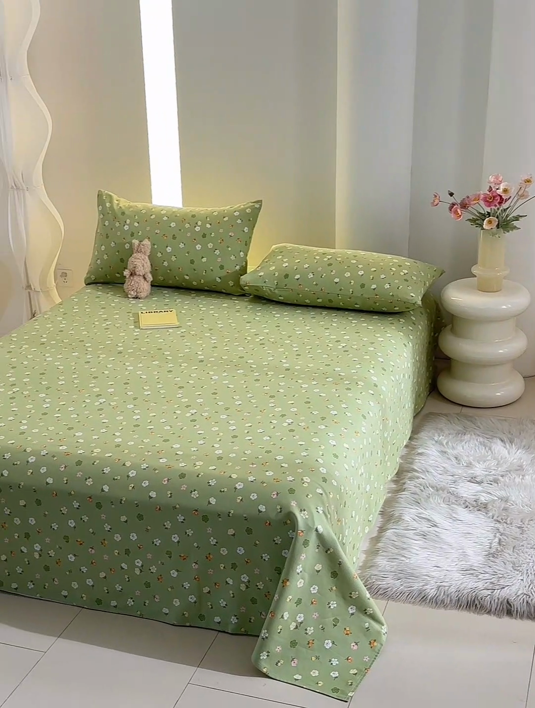 91家纺网 家纺一手货源 找家纺 怡家居 2024新款A类老粗布枕套床单床笠单品组合三件套 似锦