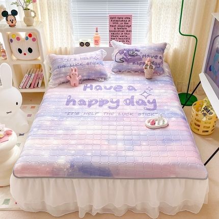 91家纺网 家纺一手货源 找家纺 （总）顾里家纺 2024新款仙女双层雪纺纱床裙席