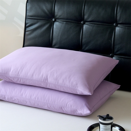 91家纺网 家纺一手货源 找家纺 （总）兰紫橙家纺 2025新款全棉13372纯色枕套