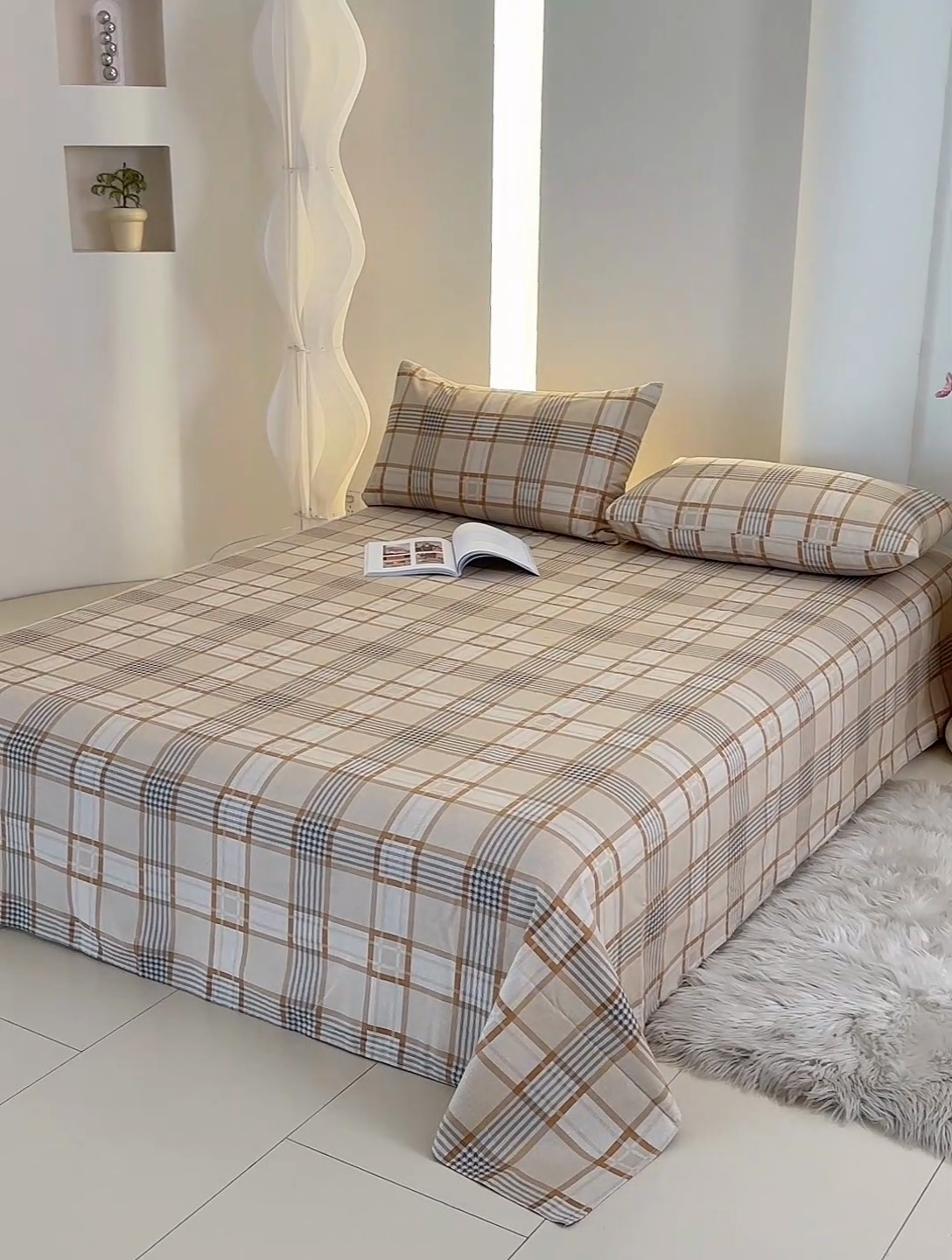 91家纺网 家纺一手货源 找家纺 怡家居 2024新款A类老粗布枕套床单床笠单品组合三件套 安德鲁