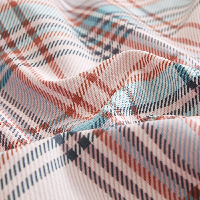 91家纺网 家纺一手货源 找家纺 怡家居 2024新款A类老粗布枕套床单床笠单品组合三件套 布尔斯