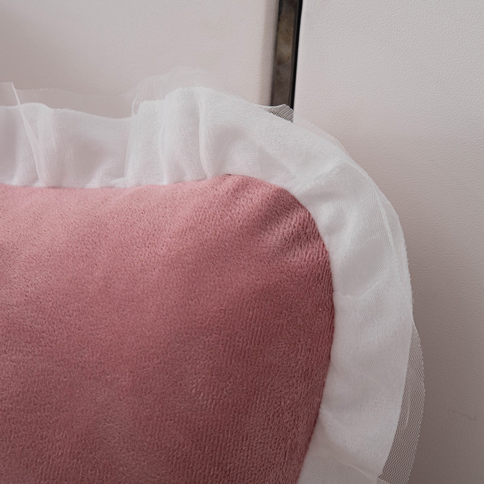 91家纺网 家纺一手货源 找家纺 美达人 2024新款高回弹珍珠棉水晶绒靠背 合欢-豆沙