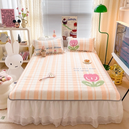 91家纺网 家纺一手货源 找家纺 （总）顾里家纺 2024新款仙女双层雪纺纱床裙席