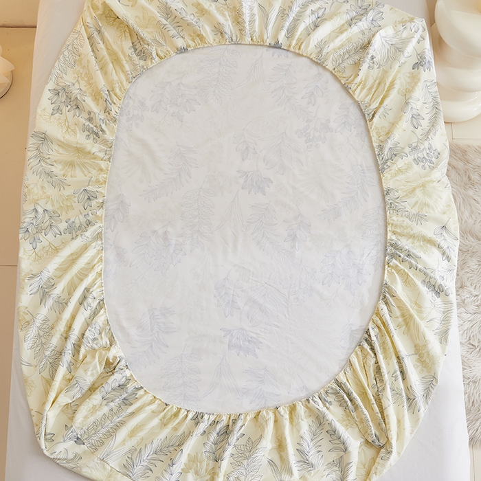 91家纺网 家纺一手货源 找家纺 怡家居 2024新款A类老粗布枕套床单床笠单品组合三件套 曼茵-蓝