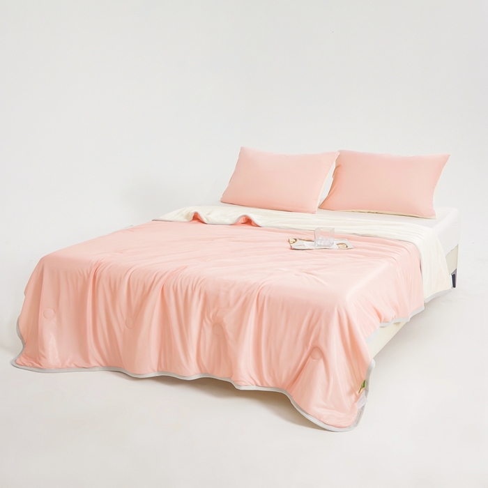 91家纺网 家纺一手货源 找家纺 美梦里 2025新款凉感丝夏被西瓜被夏凉被瓜瓜空调被子 汁汁莓莓