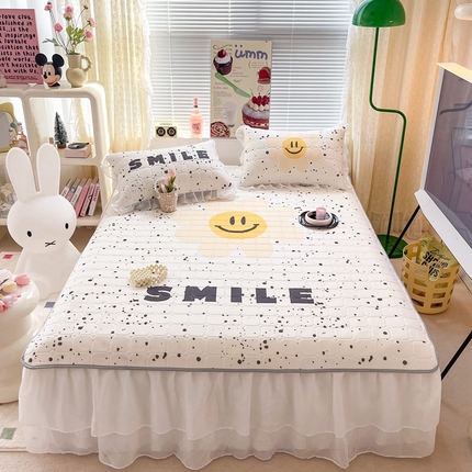 91家纺网 家纺一手货源 找家纺 （总）顾里家纺 2024新款仙女双层雪纺纱床裙席