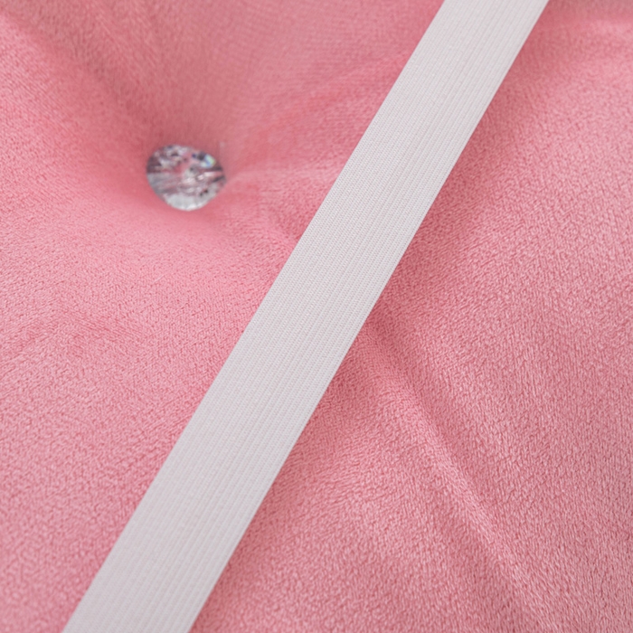 91家纺网 家纺一手货源 找家纺 美达人 2024新款高回弹珍珠棉水晶绒靠背 盈盈-粉