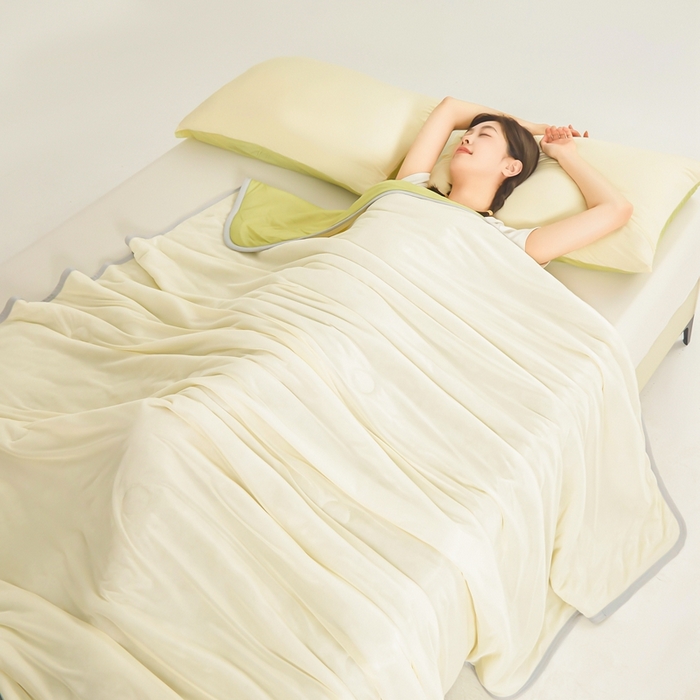 91家纺网 家纺一手货源 找家纺 美梦里 2025新款凉感丝夏被西瓜被夏凉被瓜瓜空调被子 清爽柠檬