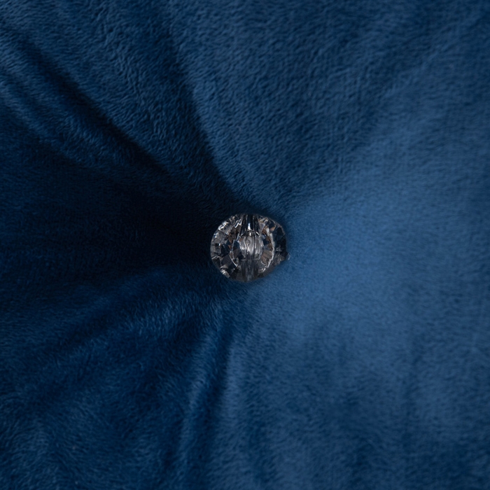 91家纺网 家纺一手货源 找家纺 美达人 2024新款高回弹珍珠棉水晶绒靠背 星朗-蓝