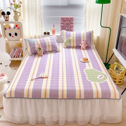 91家纺网 家纺一手货源 找家纺 （总）顾里家纺 2024新款仙女双层雪纺纱床裙席