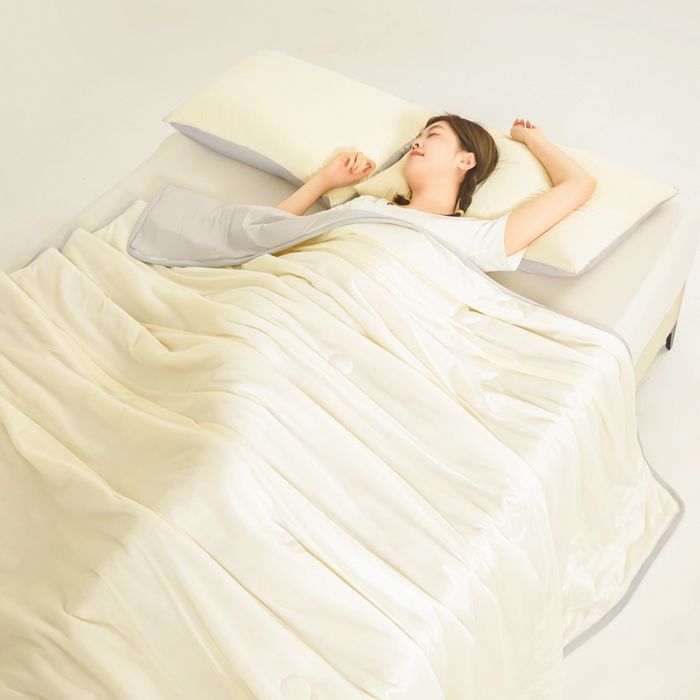 91家纺网 家纺一手货源 找家纺 美梦里 2025新款凉感丝夏被西瓜被夏凉被瓜瓜空调被子 椰奶冻冻